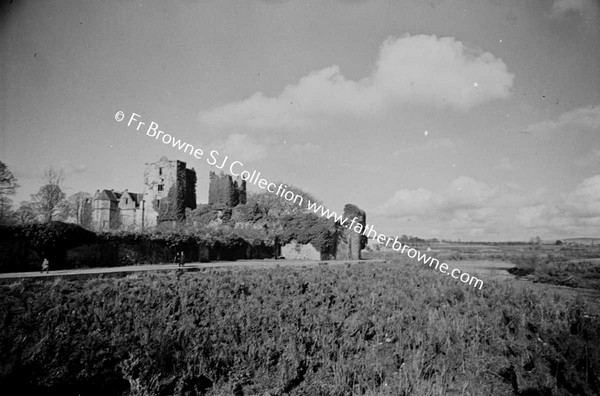 CARRICK CASTLE FROM SOUTH WEST BANK OF RIVER